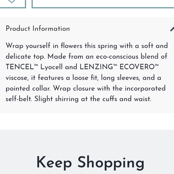 FRANK & OAK Floral Printed Wrap Top Blouse - Picture 4 of 13